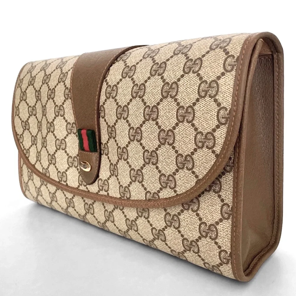 🔴SOLD🔴Gucci GG Monogram Ophidia Clutch - Picture 3 of 13